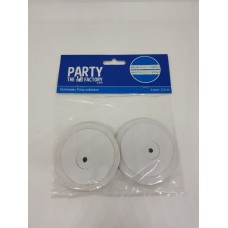 Garland Decoration Paper White 2,5M 2Pcs