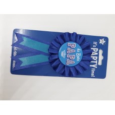 Rozet De Beste Papa 8X14,5Cm