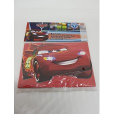 Neon Cars Invitation 6Pcs