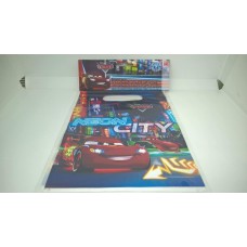 Neon Plastic Bags Cars 6Pcs