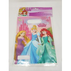 Princess Dreaming Plastic Bags 6Pcs