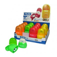 Size Pencils Fluo Eraser Milan