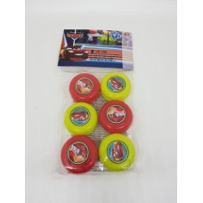 Cars Neon Yoyo 6Pcs