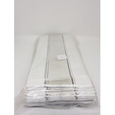 White Croissant Bag 2P 12X23Cm 100Pcs