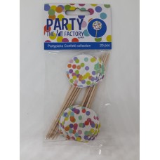 20Pcs Confetti Spades