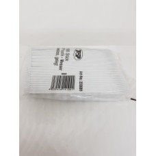 Transparent Plastic Knife White 100Pcs